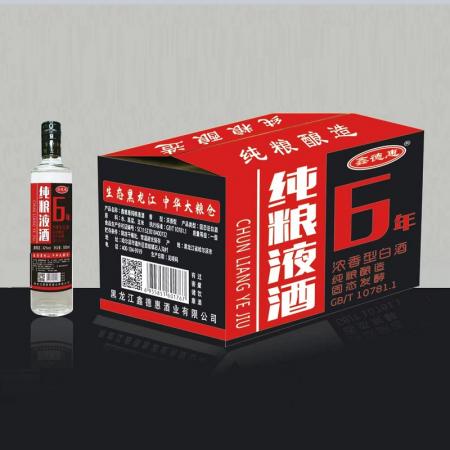 42°纯粮6年/可抵用102元劵；整箱12瓶100分（5箱起免运费）